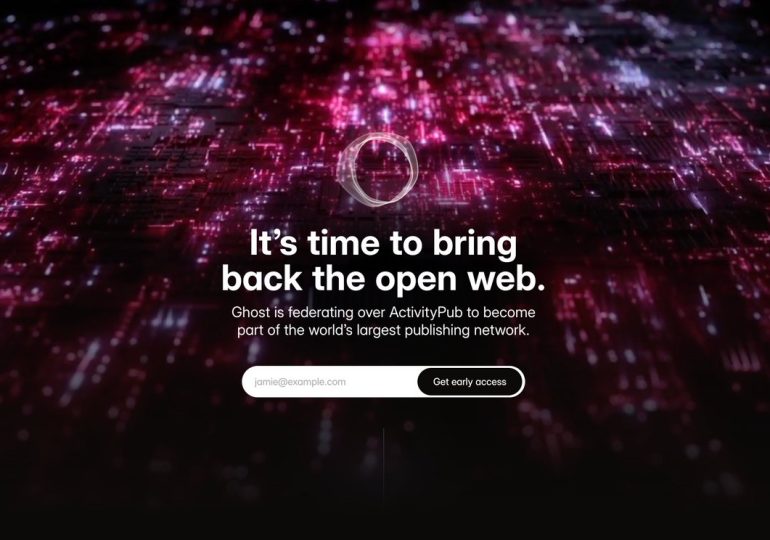 Newsletter service Ghost will support the fediverse protocol ActivityPub