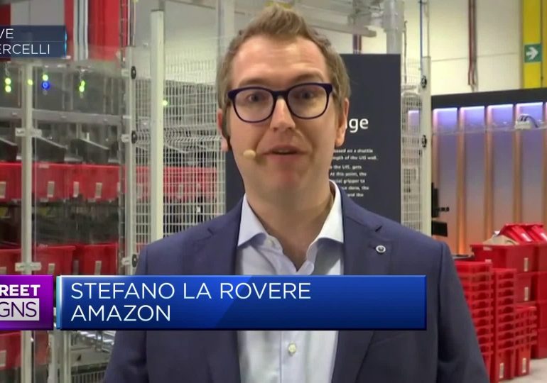 Top Amazon exec says it's a 'myth' robots steal jobs