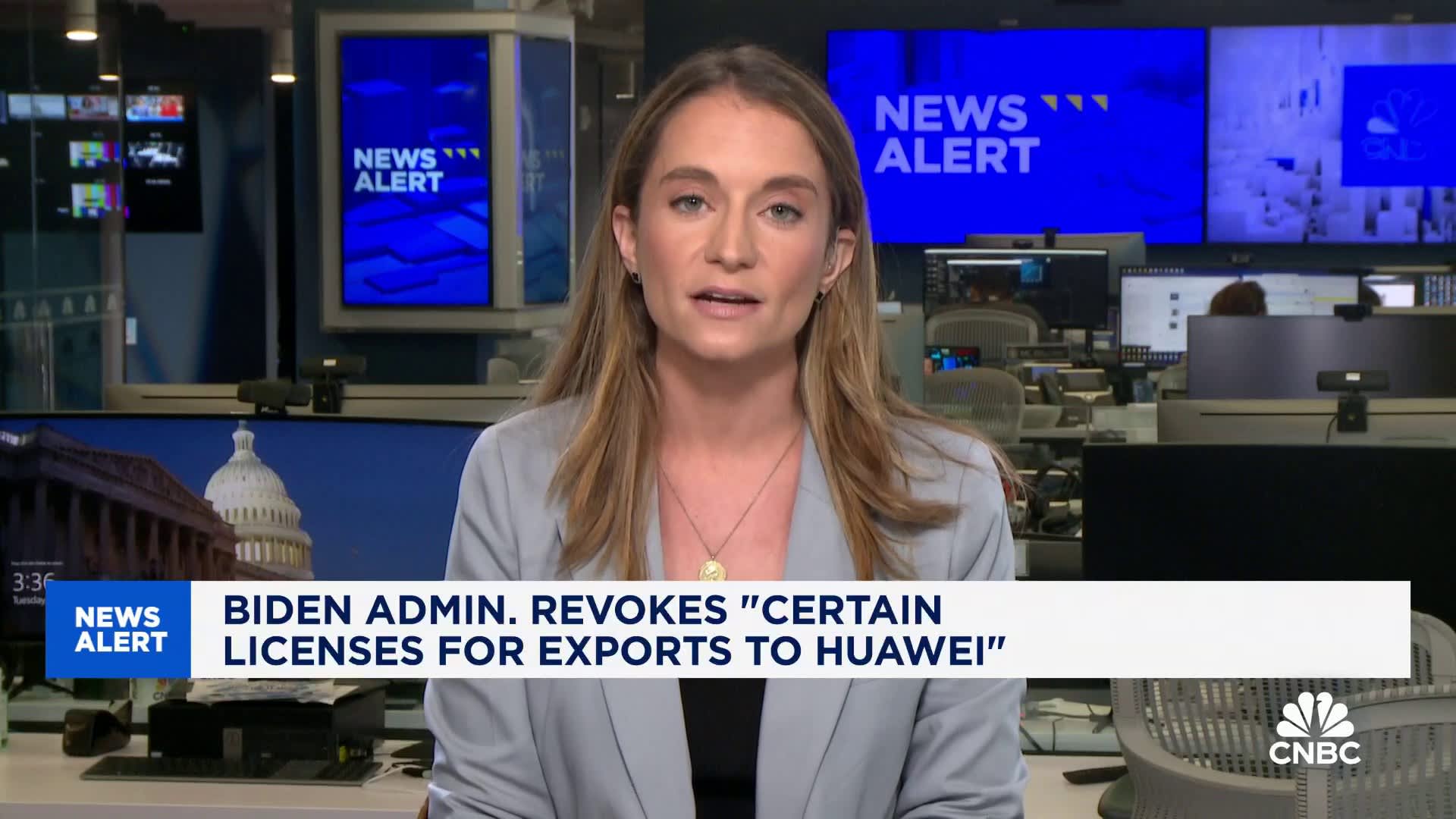 U.S. revokes some export licenses to sell chips to Huawei in a bid to curb China's tech power