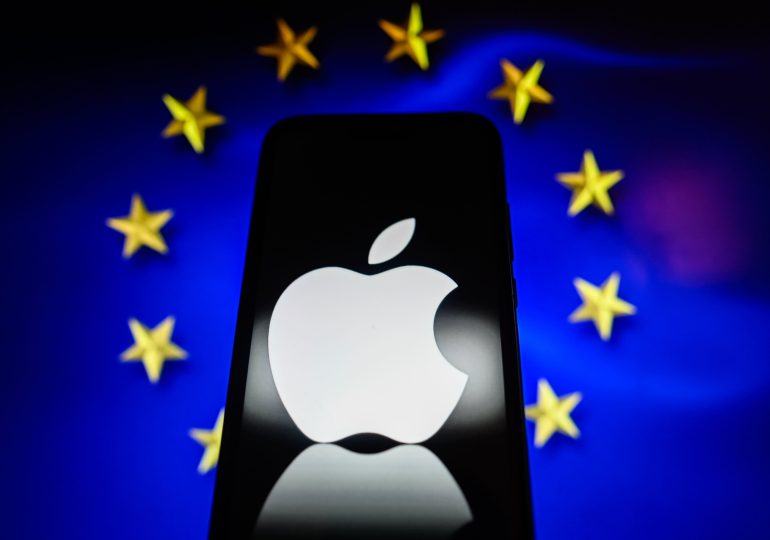 European Union regulators accuse Apple of breaching the bloc's tech rules