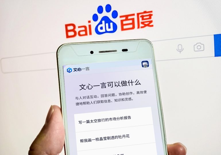 Baidu, once China’s generative AI leader, is battling to regain its position