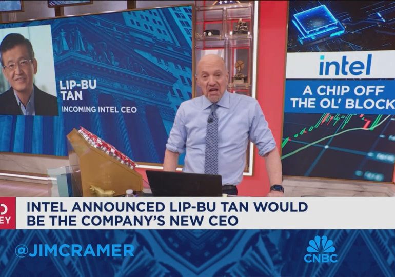 Intel's new CEO receives $66 million in options and stock grants on top of $1 million salary