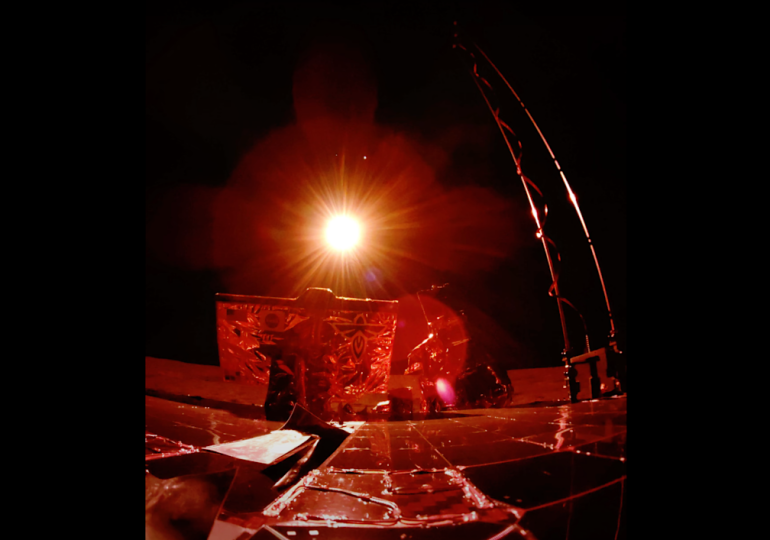 See Firefly’s Blue Ghost lander bathed in red during solar eclipse captured from the moon