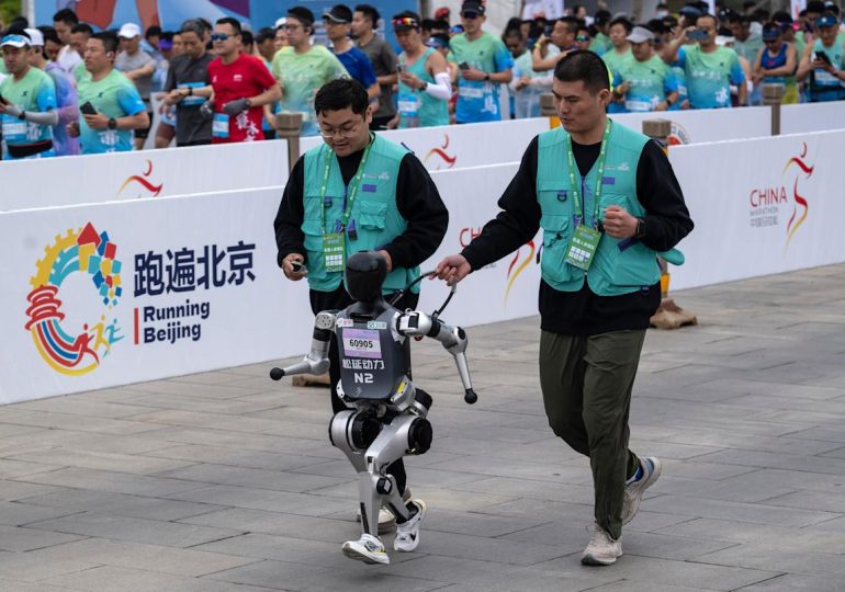 A bunch of robots ran a half-marathon alongside humans and it was incredibly goofy