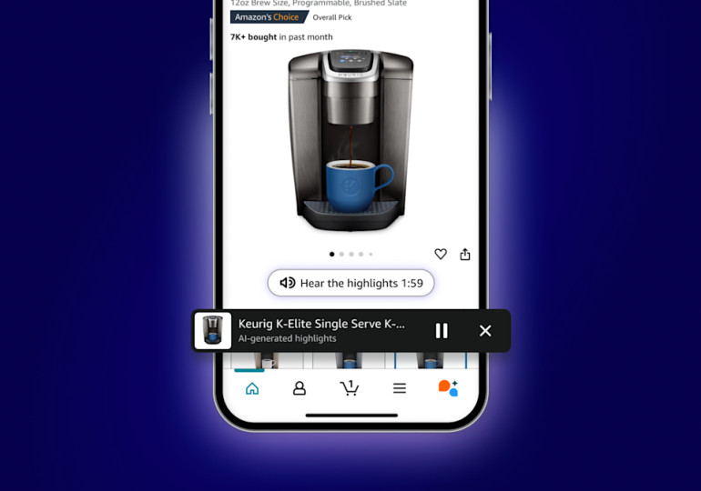 Amazon is testing AI-generated hosts that talk customers through product features