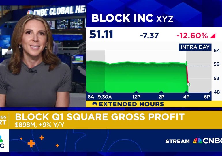 Block plunges 20% as Cash App miss triggers downgrades