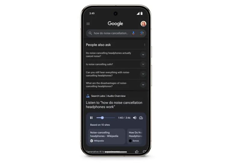 Google Search uses AI-generated podcast hosts to answer your questions