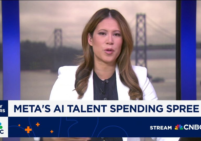 Meta shares hit all-time high as Mark Zuckerberg goes on AI hiring blitz