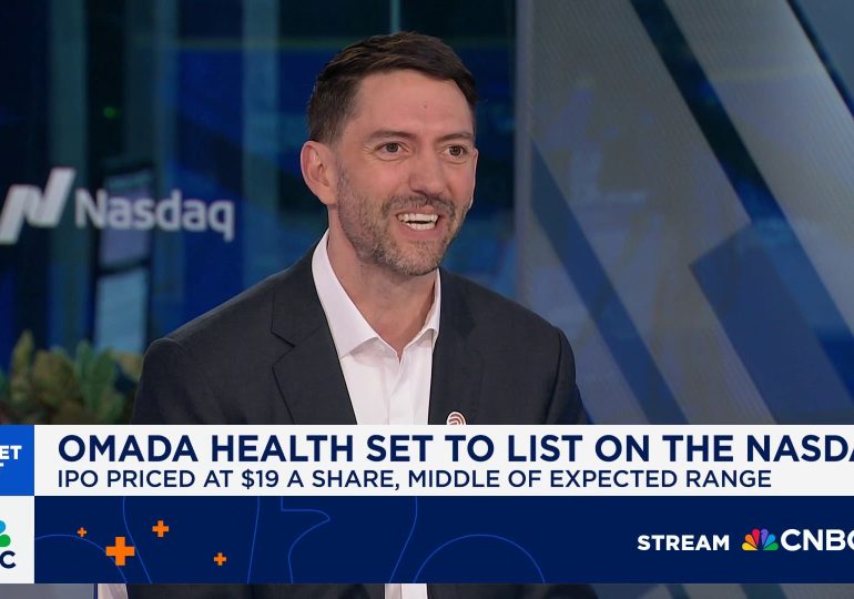 Omada shares pop 42% in Nasdaq debut after health tech company's IPO