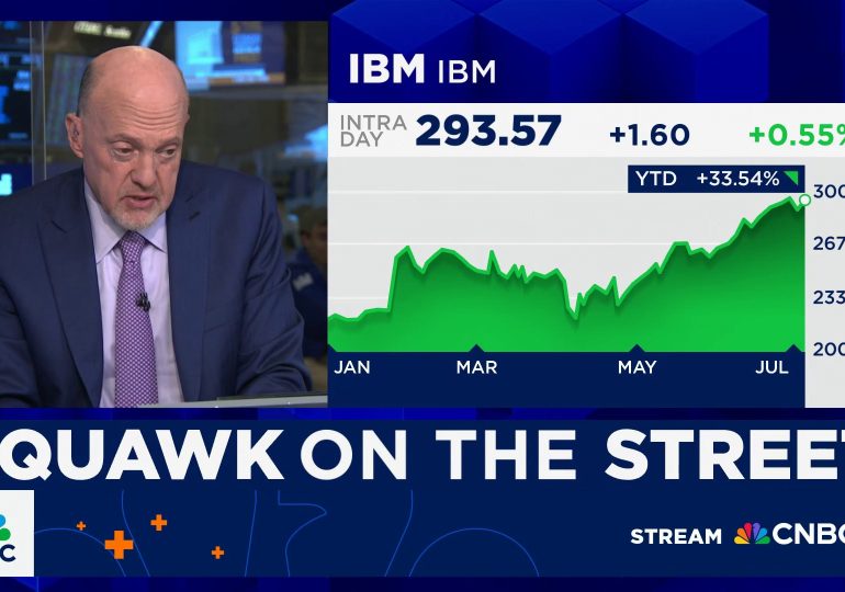 IBM shares drop despite earnings beat