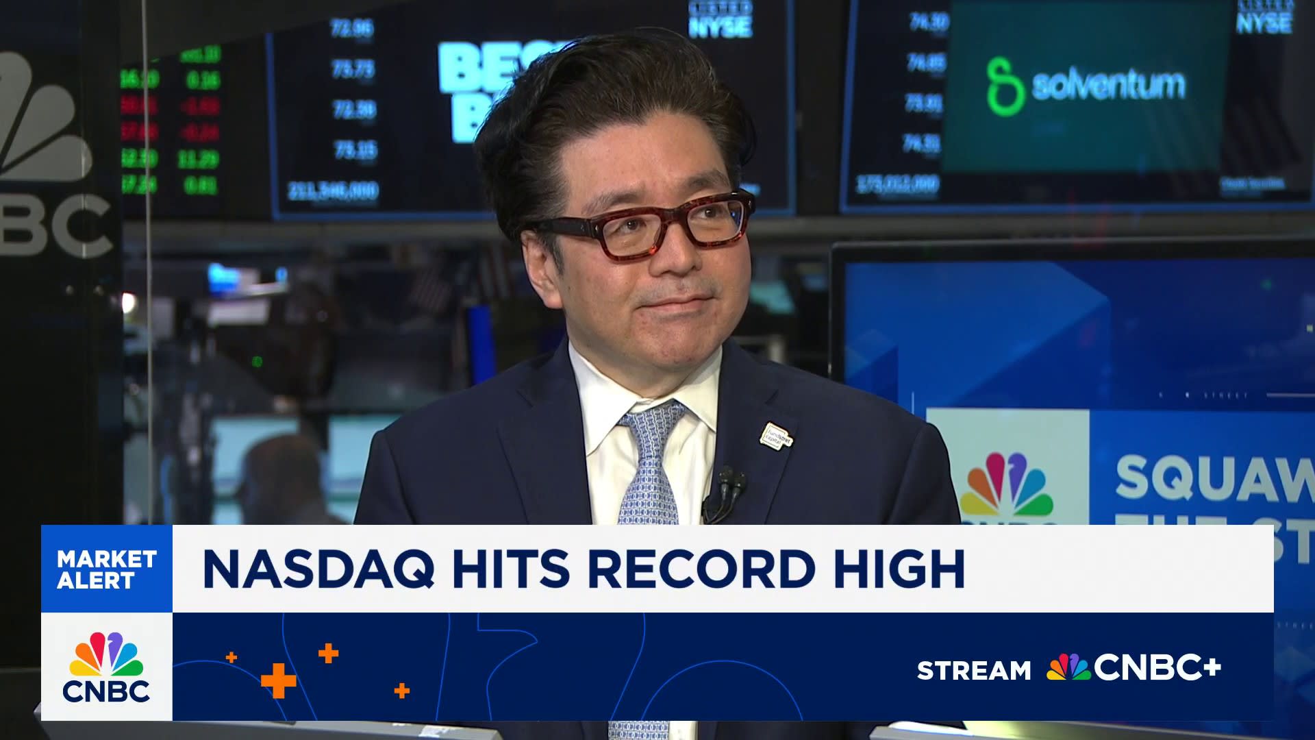Fundstrat's Tom Lee: Nvidia being the most valuable company in the S&P makes a lot of sense