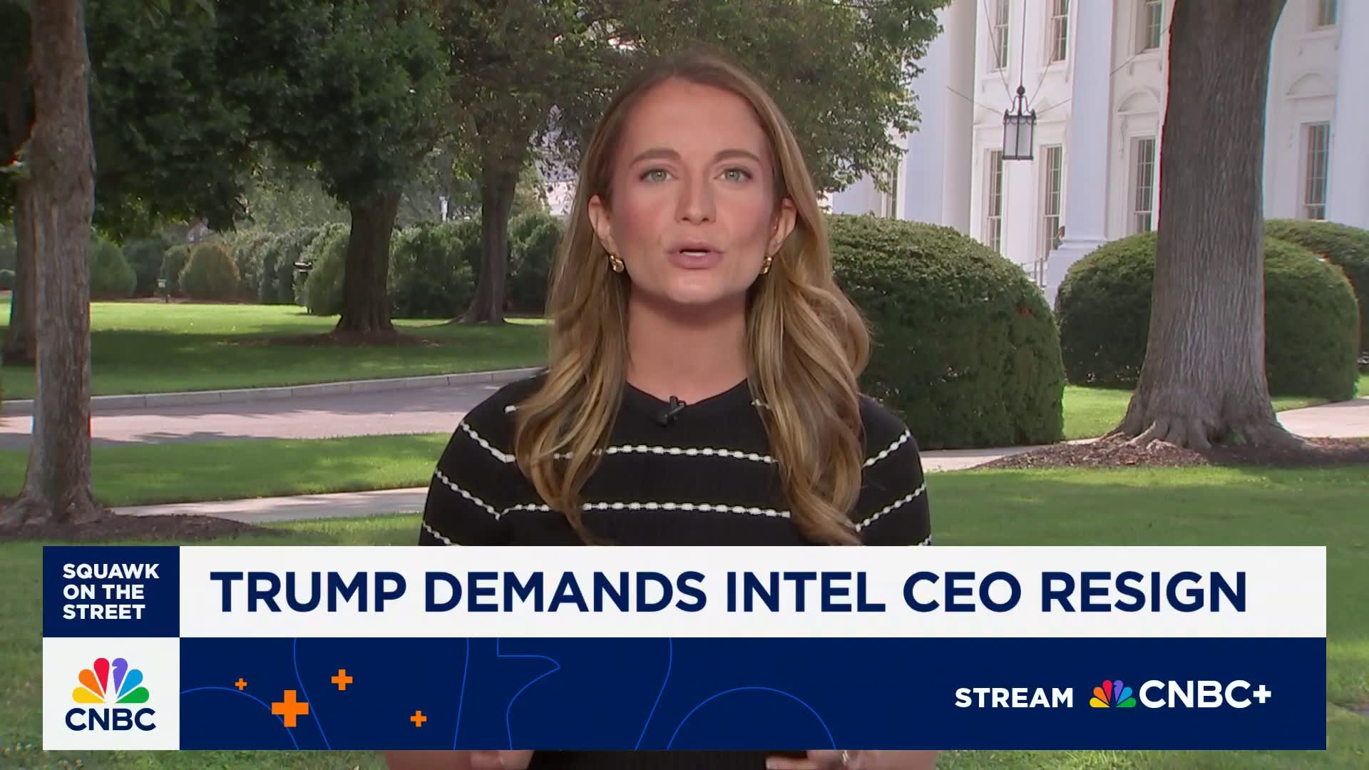 President Trump demands Intel CEO resign