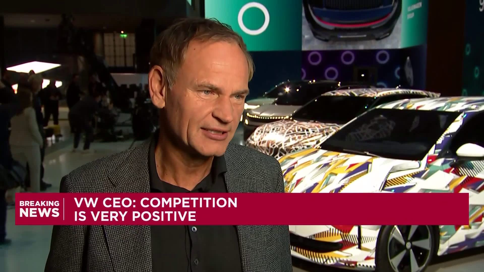 VW CEO says "when you have good competitors you have to be better"