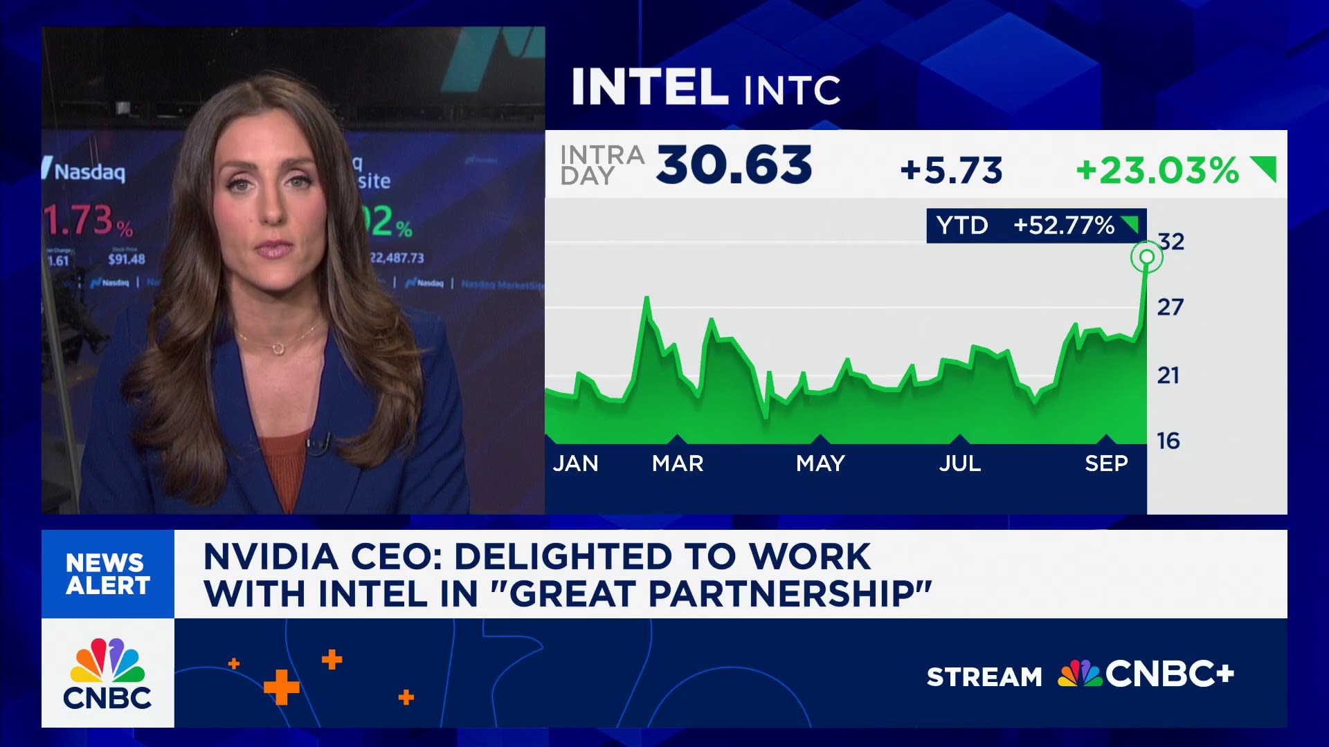 Nvidia CEO: Delighted to work with Intel in 'great partnership'