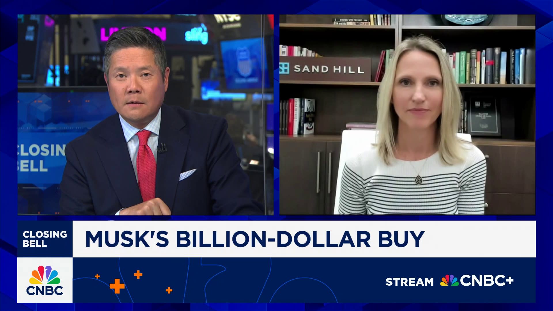 Elon Musk's Tesla stock purchase is a great vote of confidence, says Sand Hill's Brenda Vingiello