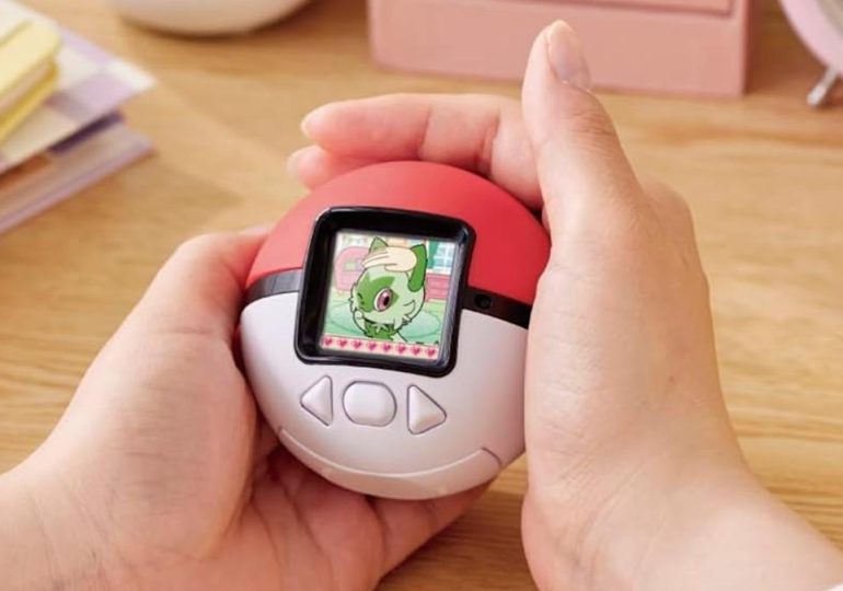 This pettable Poké Ball is a Tamagotchi-style toy with over 150 Pokémon inside and I need it now