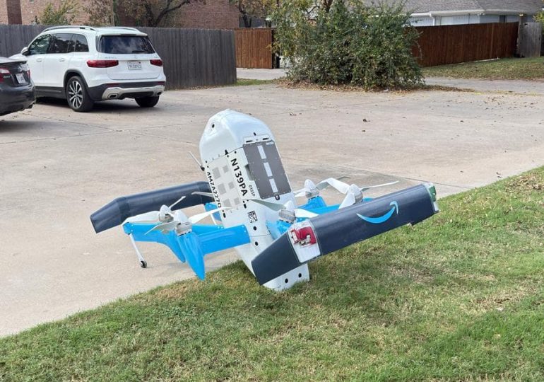 Amazon faces FAA probe after delivery drone snaps internet cable in Texas