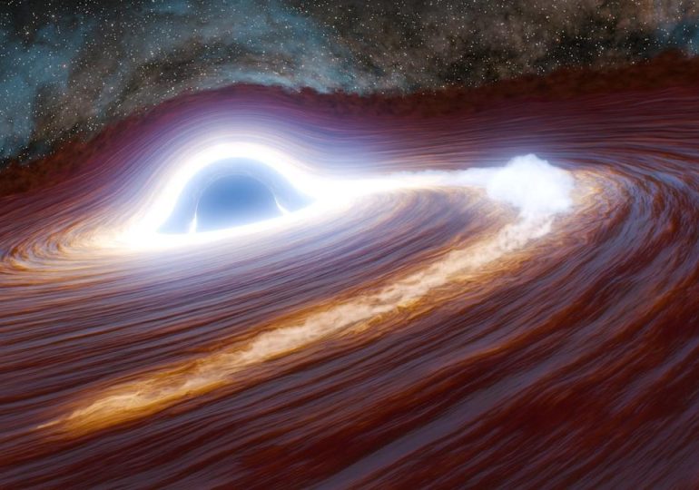 Scientists observed a black hole flare that 'shined with the light of 10 trillion suns'