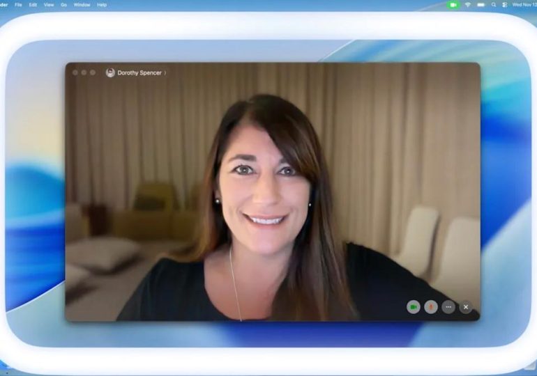 The next macOS update can turn your screen into a ring light