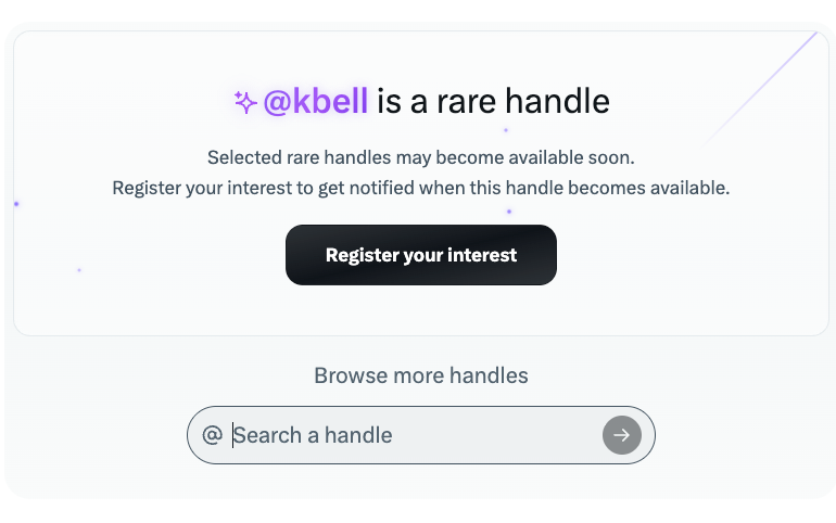 X's handle marketplace is open and there are some... interesting names if you're willing to pay