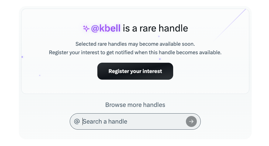 My first initial and last name is, apparently, "rare."