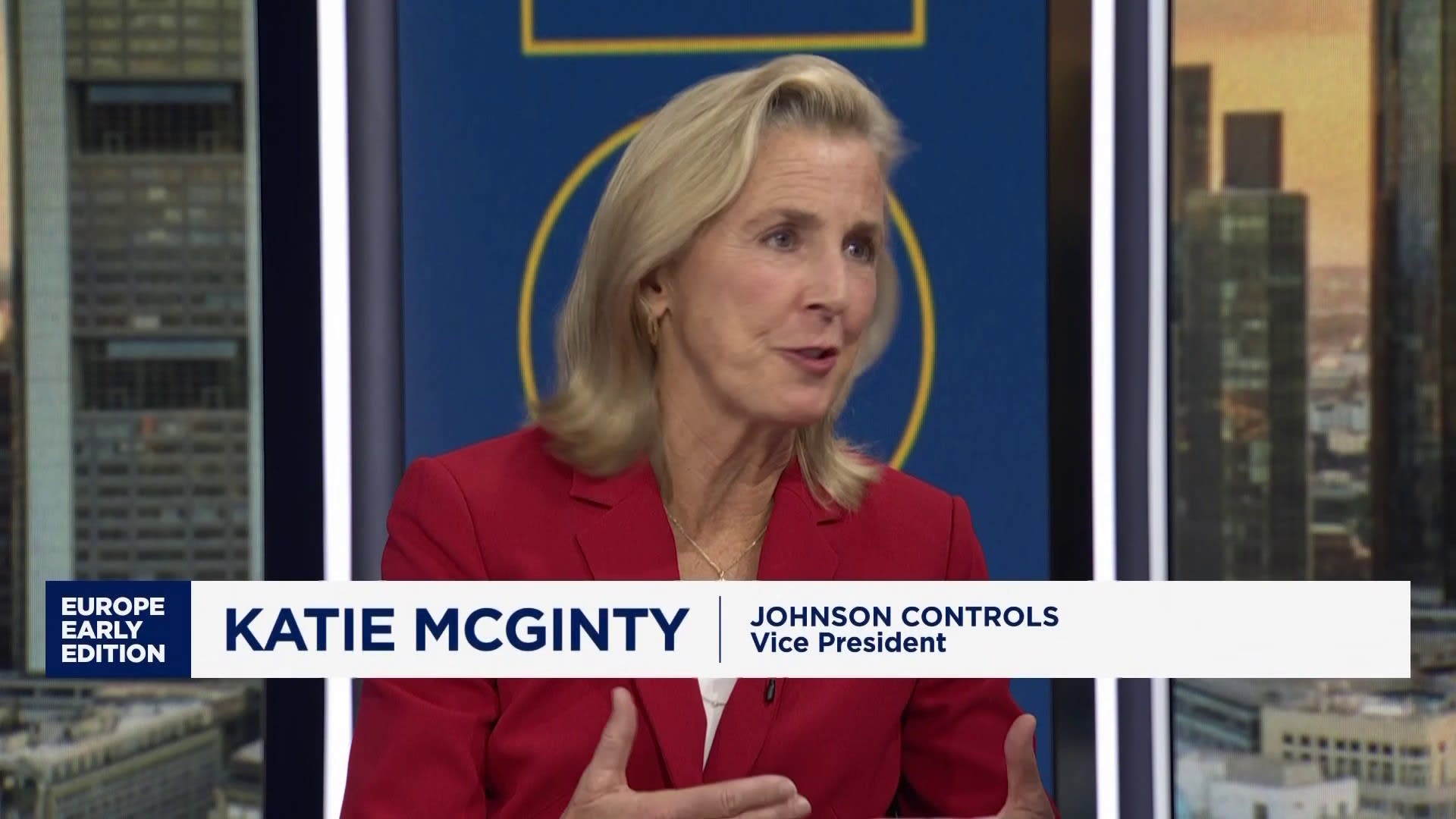 Energy savings can power high growth sectors Johnson Controls VP