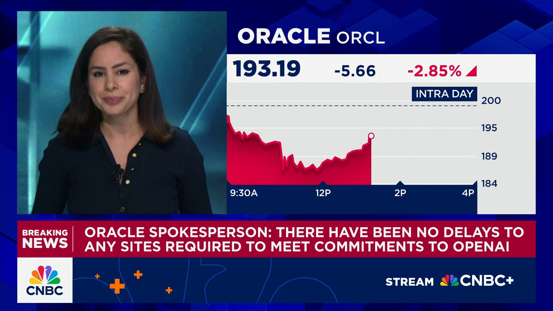Oracle says there have been ‘no delays’ in OpenAI arrangement after stock slide