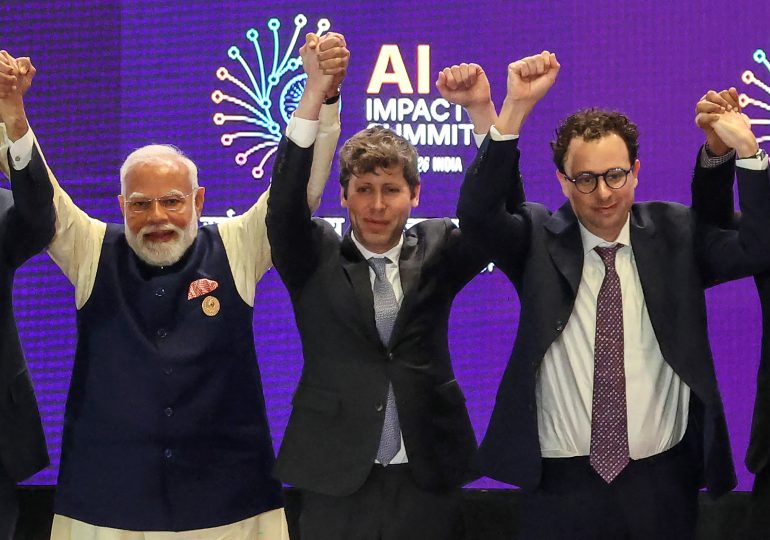 OpenAI and Anthropic’s rivalry on display as CEOs don't hold hands at India AI summit