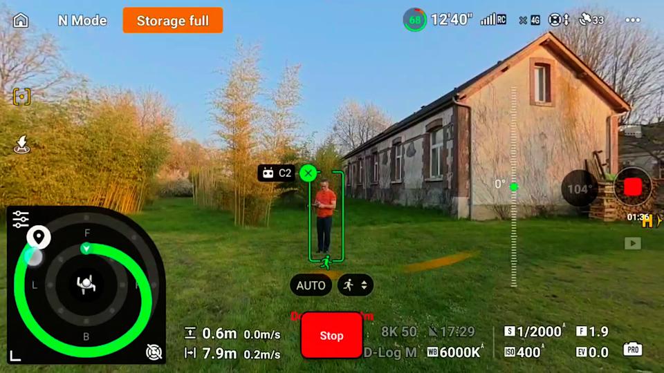 DJI's Avata 360 offers excellent subject tracking but with a 360 twist