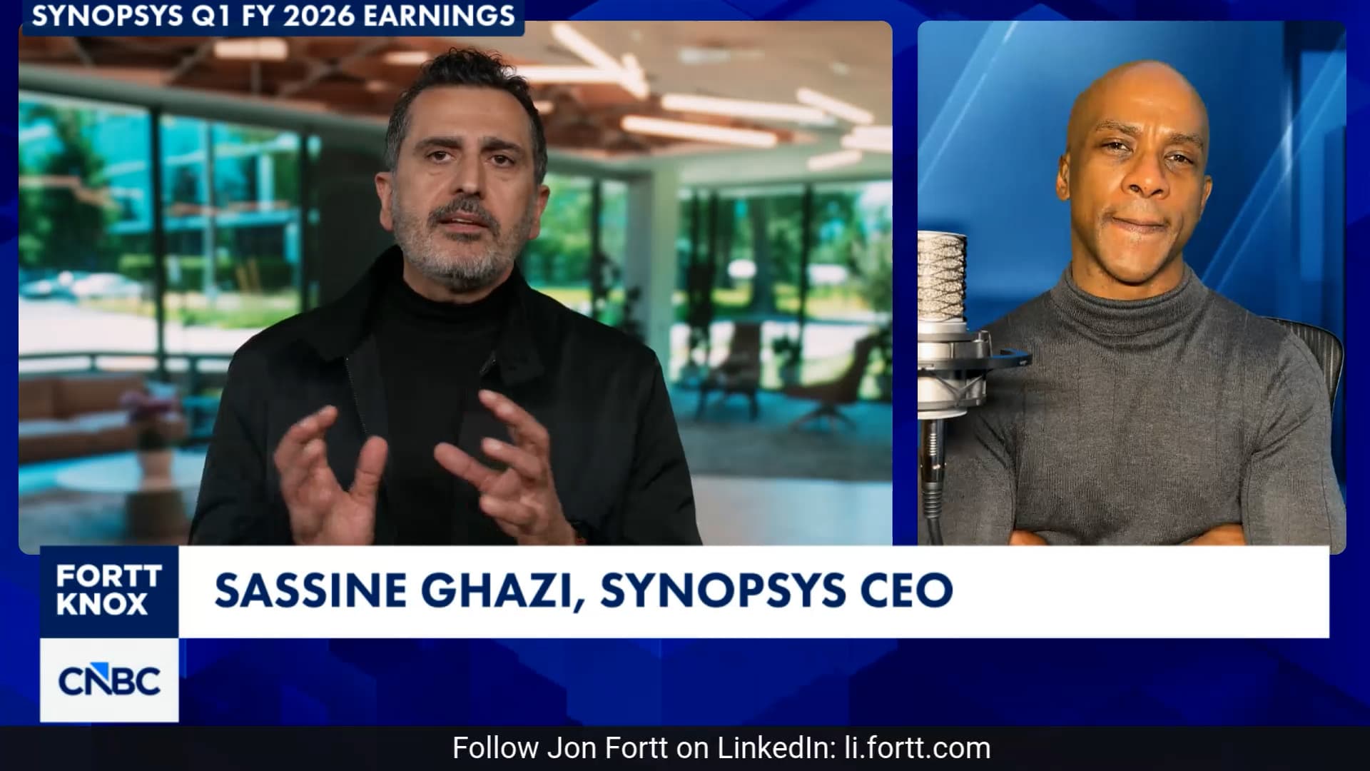 Sassine Ghazi, Synopsys CEO: Fortt Knox Earnings