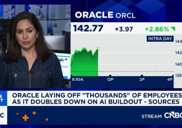 Oracle jumps for a second day, Bloom Energy soars 20% on AI data center power deal