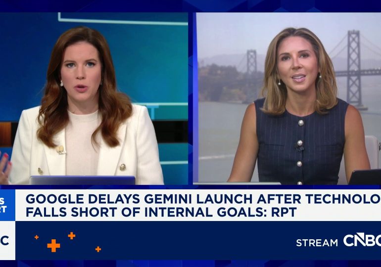Alphabet shares fall on report its most powerful AI model Gemini 3.5 Pro is delayed