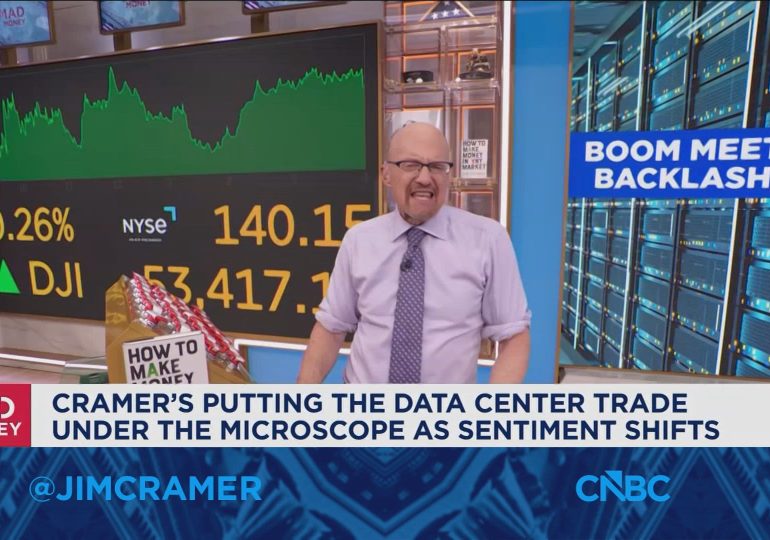 Jim Cramer says the data center trade is under attack. Here’s who could benefit